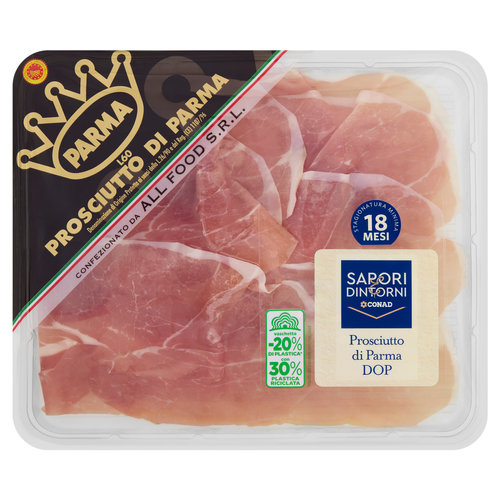 Prosciutto di Parma DOP stagionatura minima 18 mesi 100g Sapori & Dintorni Conad