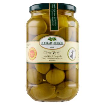 La Bella di Cerignola S.c.a. Olive Verdi Varietà Bella di Cerignola DOP la Bella della Daunia 590 g