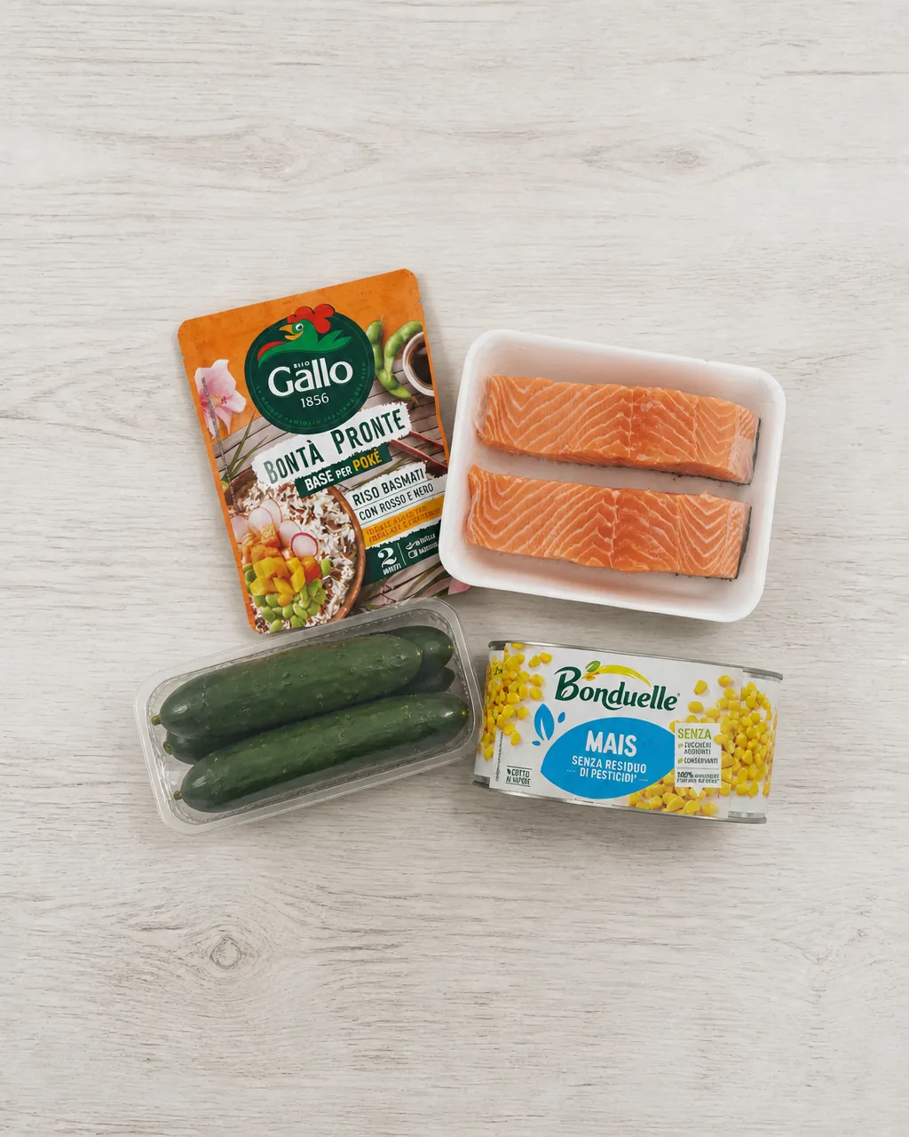 Spesa Poke bowl di salmone e riso da Esselunga