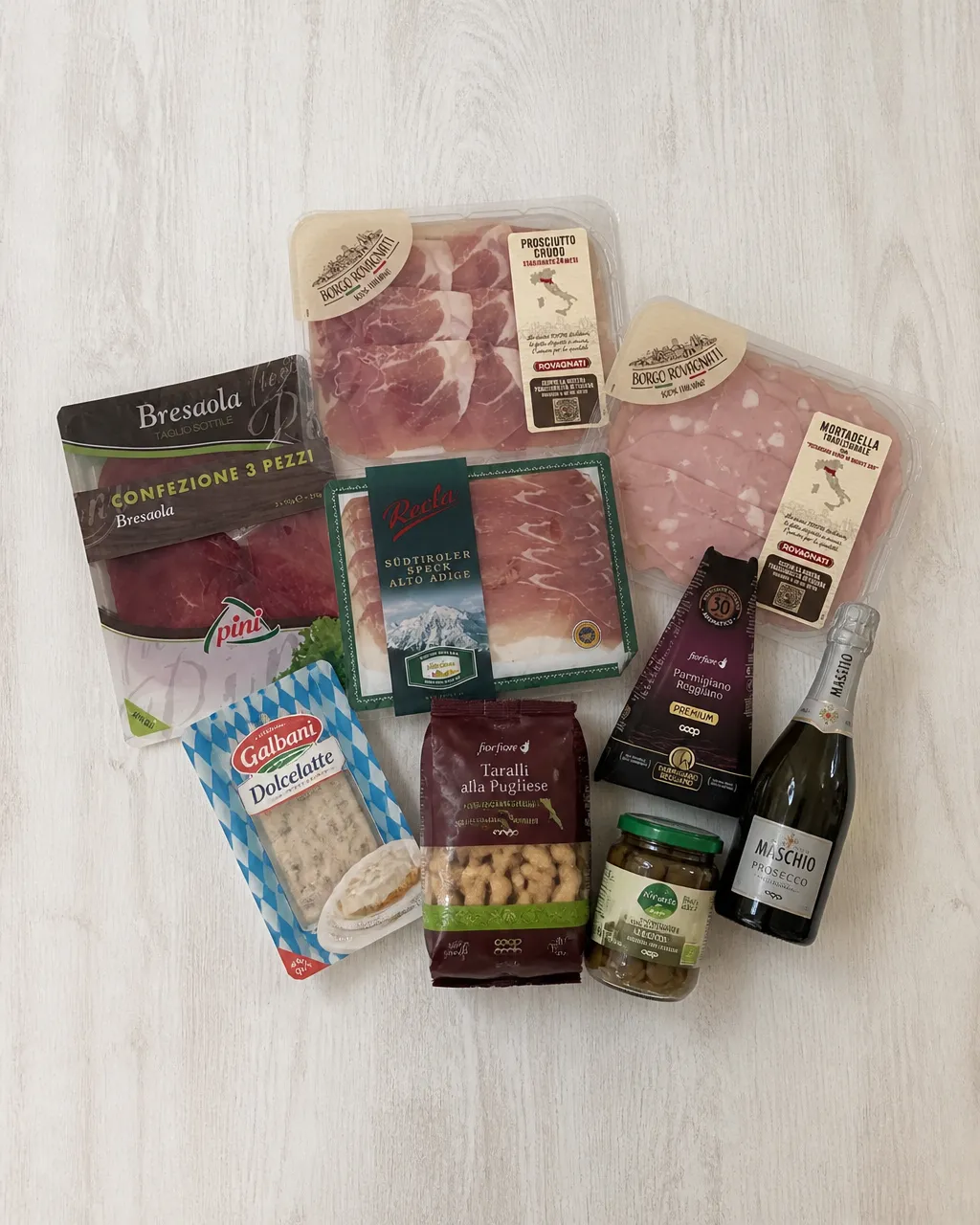 Spesa Tagliere di salumi e formaggi con bollicine da Coop