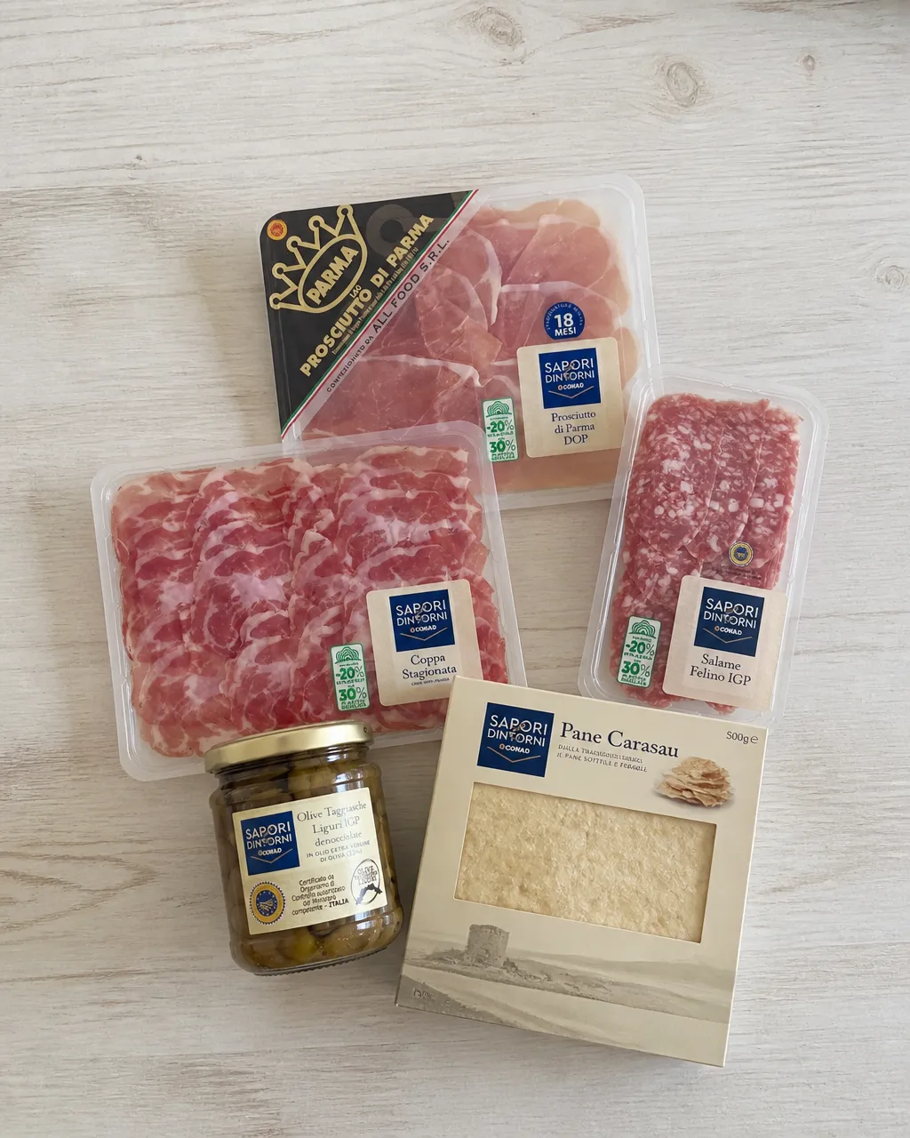 Spesa Tagliere di salumi e formaggi da Conad